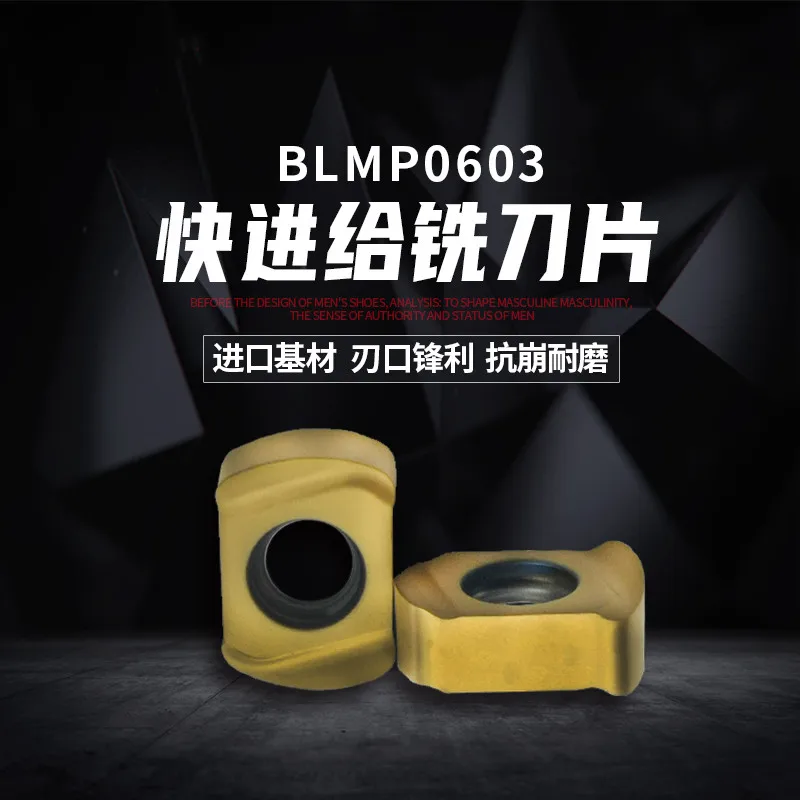 BLMP0603R-M PM3010 fast feed milling blade alloy cutter head steel stainless steel rough milling cutter BLMP0904R-M PM3010
BLMP0603R-M PM3010 fast feed milling blade alloy cutter head steel stainless steel rough milling cutter BLMP0904R-M PM3010