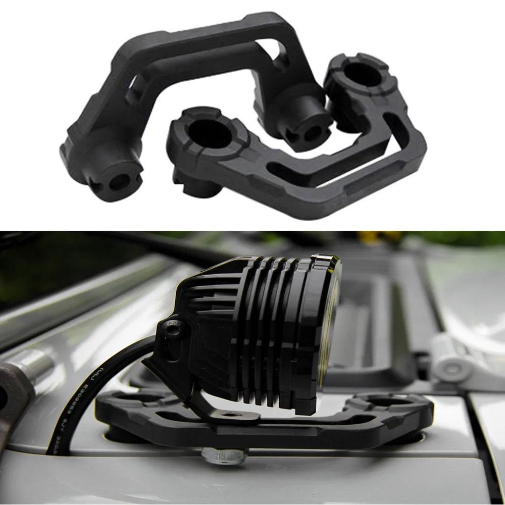 Black Aluminum Alloy A pillar bracket led work light holder bracket for Jeep JL 2018+ JL1227
Black Aluminum Alloy A pillar bracket led work light holder bracket for Jeep JL 2018+ JL1227
