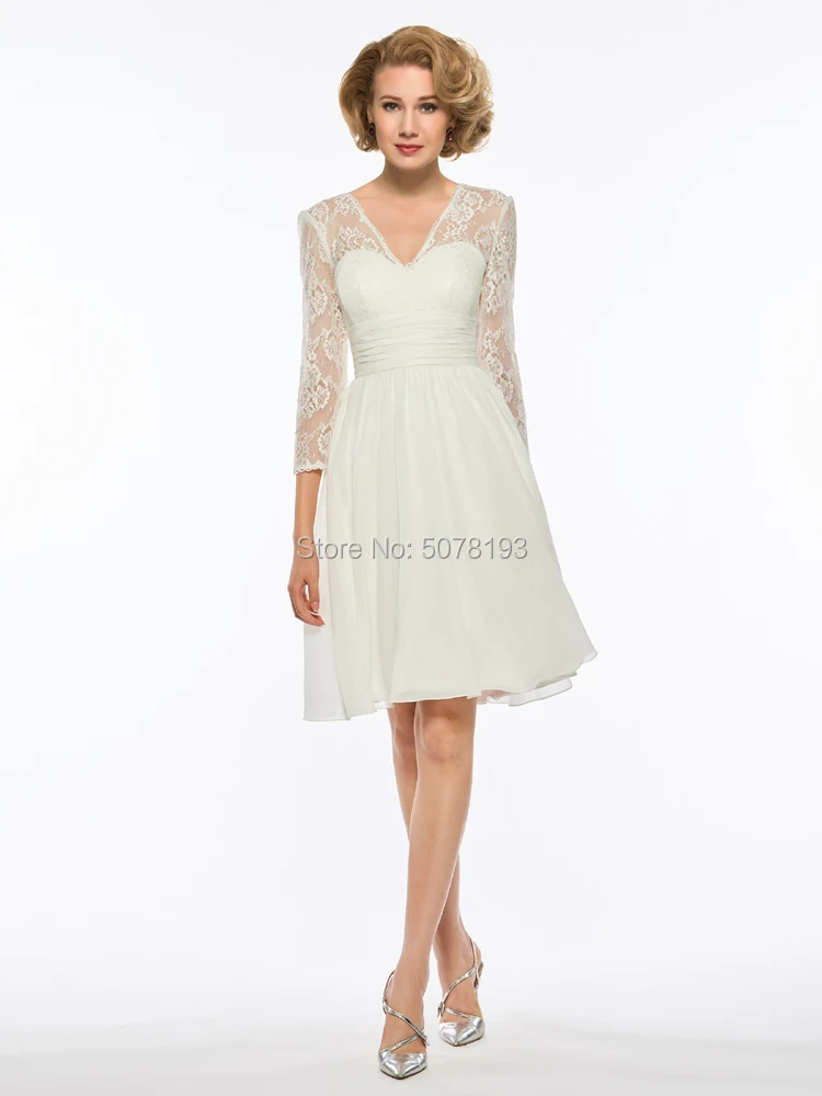 10257 ivory Fashion V-neck natural A-line above-knee lace&30-D chiffon short homecoming dresses/formal gowns free shipping
10257 ivory Fashion V-neck natural A-line above-knee lace&30-D chiffon short homecoming dresses/formal gowns free shipping