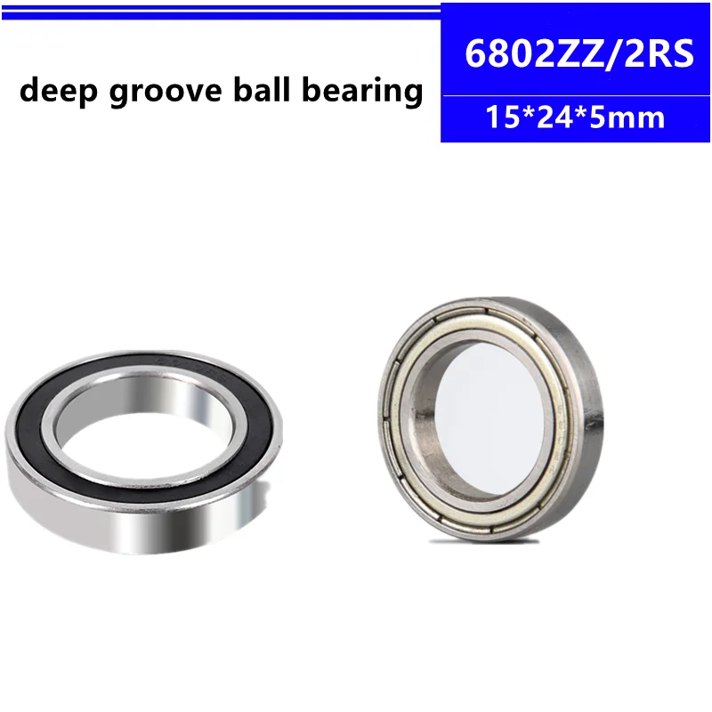 50 шт./100 шт. 6802ZZ 6802-2RS 6802Z 6802-2Z 6802RS 6802 61802ZZ 15*24*5 мм тонкий настенный радиальный шарикоподшипник 15x24x5 мм
50 шт./100 шт. 6802ZZ 6802-2RS 6802Z 6802-2Z 6802RS 6802 61802ZZ 15*24*5 мм тонкий настенный радиальный шарикоподшипник 15x24x5 мм