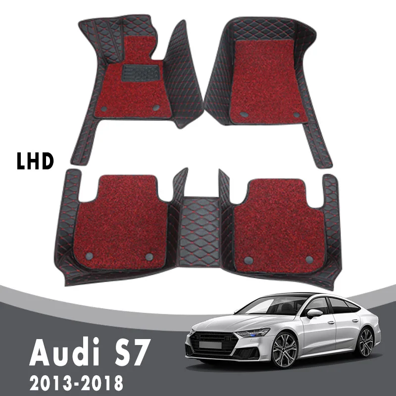 Double Layer Wire Loop Car Floor Mats Carpets For Audi S7 2018 2017 2016 2015 2014 2013 Luxury Auto Interior Accessories Cover
Double Layer Wire Loop Car Floor Mats Carpets For Audi S7 2018 2017 2016 2015 2014 2013 Luxury Auto Interior Accessories Cover