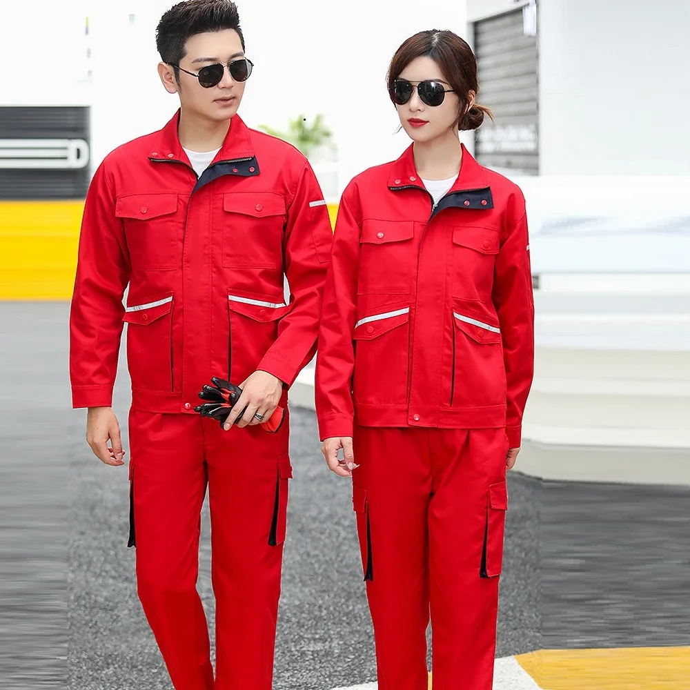 New Reflective Work Clothing Set Men Women Jacket+Pants Machine Repairman Welder Workshop Suit Coverall Wear Resistant Uniforms
New Reflective Work Clothing Set Men Women Jacket+Pants Machine Repairman Welder Workshop Suit Coverall Wear Resistant Uniforms