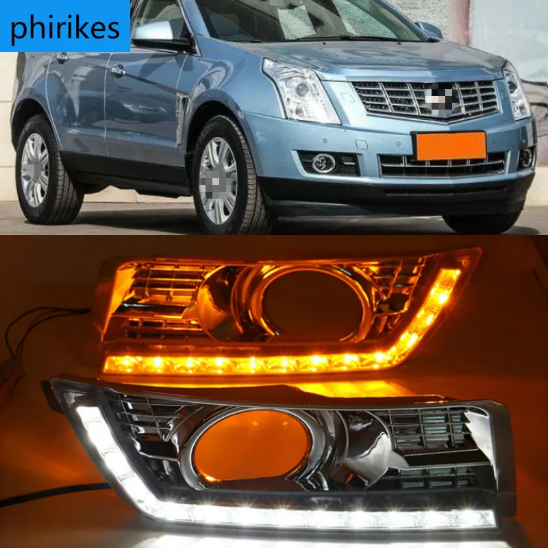 LED Daytime Running Light for Cadillac SRX 2 2012-2016 LED DRL with Yellow Turning Lights Chrome Fog Lamp Cover
LED Daytime Running Light for Cadillac SRX 2 2012-2016 LED DRL with Yellow Turning Lights Chrome Fog Lamp Cover