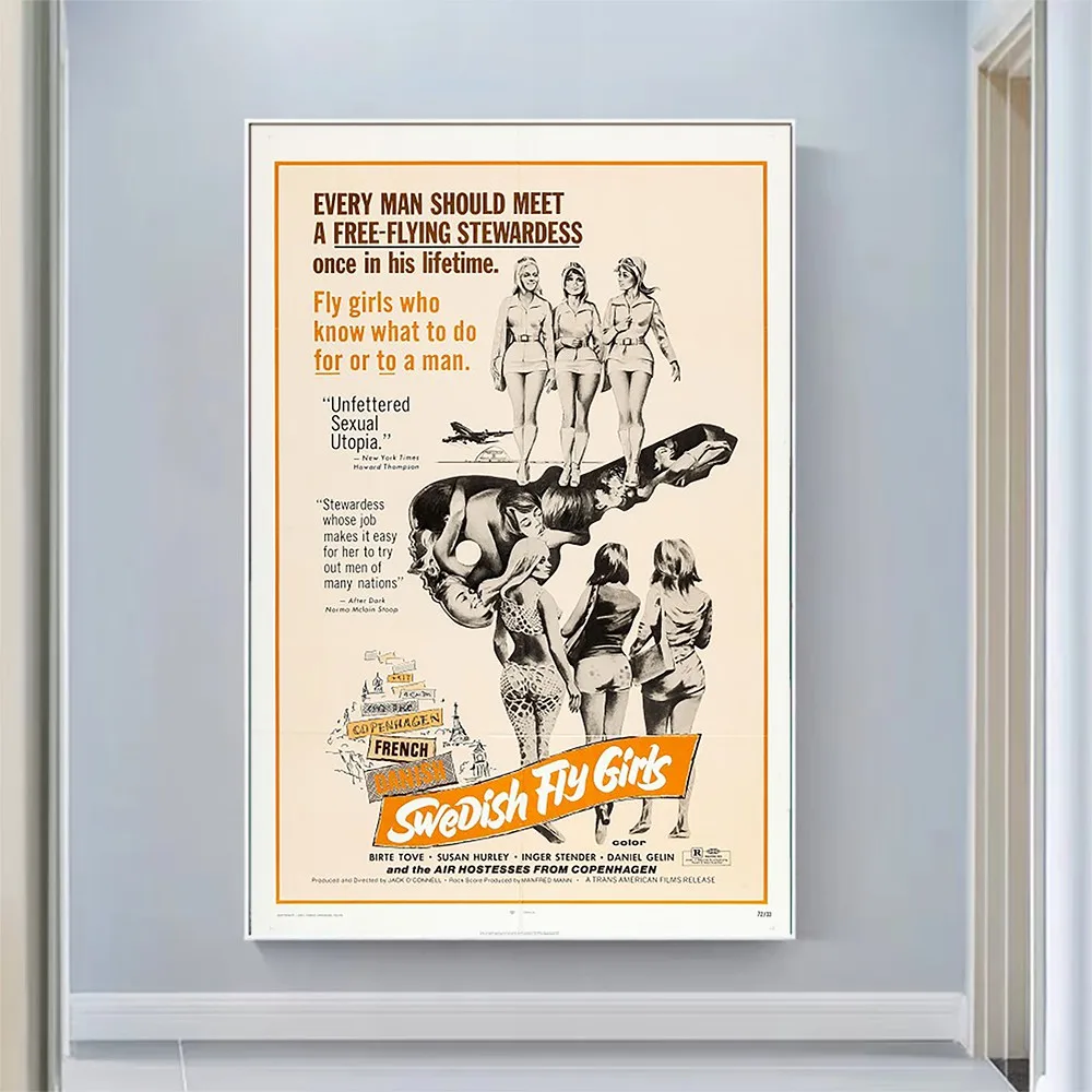 V2274 Swedish Fly Girls Vintage Classic Movie Wall Silk Cloth HD Poster Art Home Decoration Gift
V2274 Swedish Fly Girls Vintage Classic Movie Wall Silk Cloth HD Poster Art Home Decoration Gift
