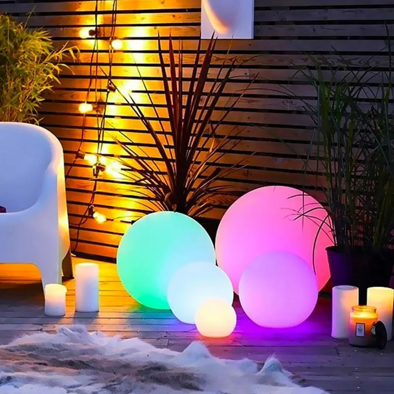 Waterproof LED Garden Ball Lighting RGB Underwater Lights IP68 Outdoor Christmas Wedding Party Lawn Lamps Swimming Pool Floating
Waterproof LED Garden Ball Lighting RGB Underwater Lights IP68 Outdoor Christmas Wedding Party Lawn Lamps Swimming Pool Floating