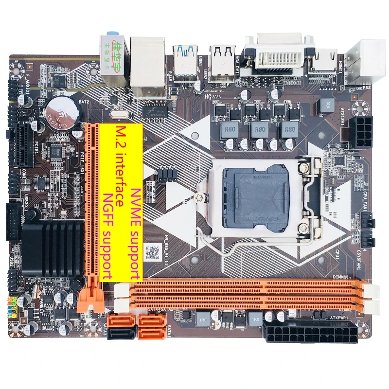 2021 New B85-M2 LGA1150 M-ATX Motherboard Support Integrated Graphics Card VGA DVI
2021 New B85-M2 LGA1150 M-ATX Motherboard Support Integrated Graphics Card VGA DVI