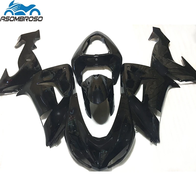 Glossy Black Motorcycle Bodyworks for Kawasaki Ninja ZX10R fairing kit 2006-2007 plastic racing fairing set zx10r 06 07 GH51
Glossy Black Motorcycle Bodyworks for Kawasaki Ninja ZX10R fairing kit 2006-2007 plastic racing fairing set zx10r 06 07 GH51