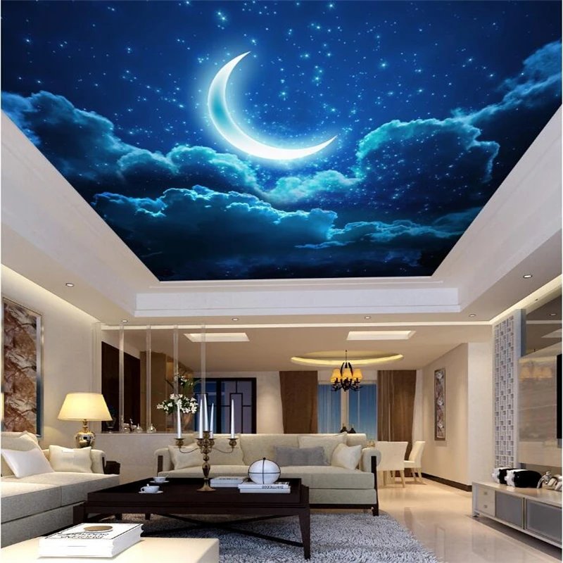 wellyu Customized Large Wallpaper 3d Painting Style Night Sky Crescent Moon Living Room Bedroom Zenith Mural 3d papel de parede
wellyu Customized Large Wallpaper 3d Painting Style Night Sky Crescent Moon Living Room Bedroom Zenith Mural 3d papel de parede