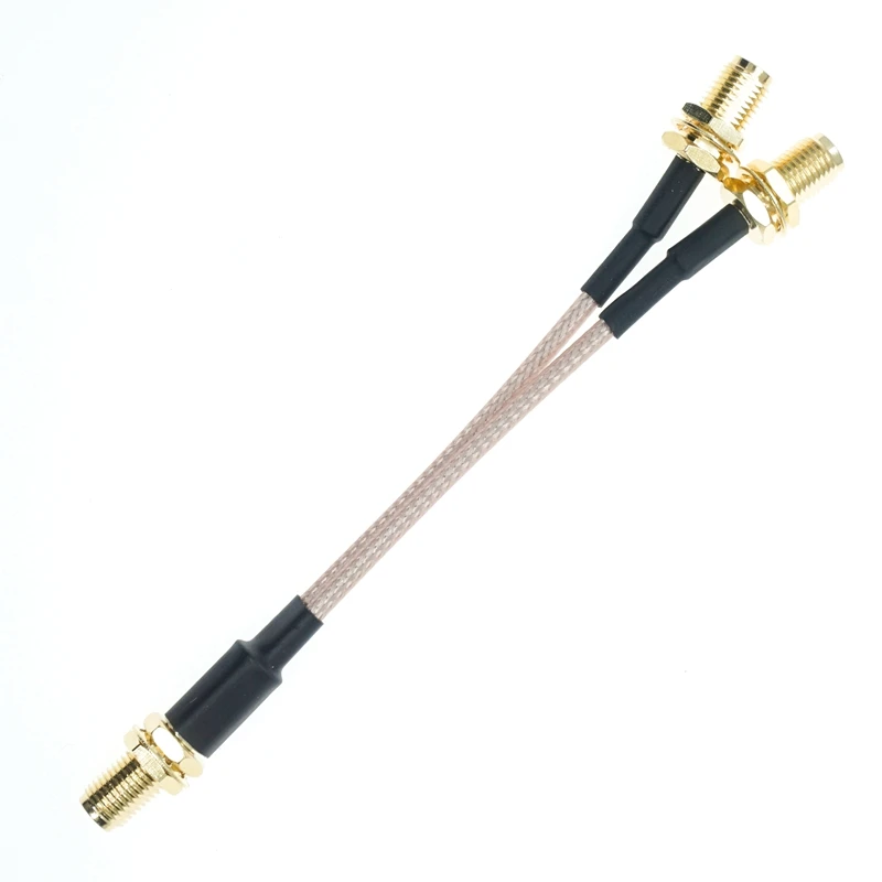 SMA Female to 2X SMA Female RF Combiner coaxial cable Y type splitter pigtail RG316
SMA Female to 2X SMA Female RF Combiner coaxial cable Y type splitter pigtail RG316