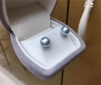 8.5-9.5mm white gray Natural Sea water pearl Earrings 18K freshwater earrings jewelry
8.5-9.5mm white gray Natural Sea water pearl Earrings 18K freshwater earrings jewelry