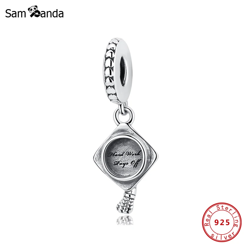 Original 100% 925 Sterling Silver Bead Charm Graduation Pendant Mortarboard Hat Charms Fit Bracelets Women DIY Jewelry
Original 100% 925 Sterling Silver Bead Charm Graduation Pendant Mortarboard Hat Charms Fit Bracelets Women DIY Jewelry