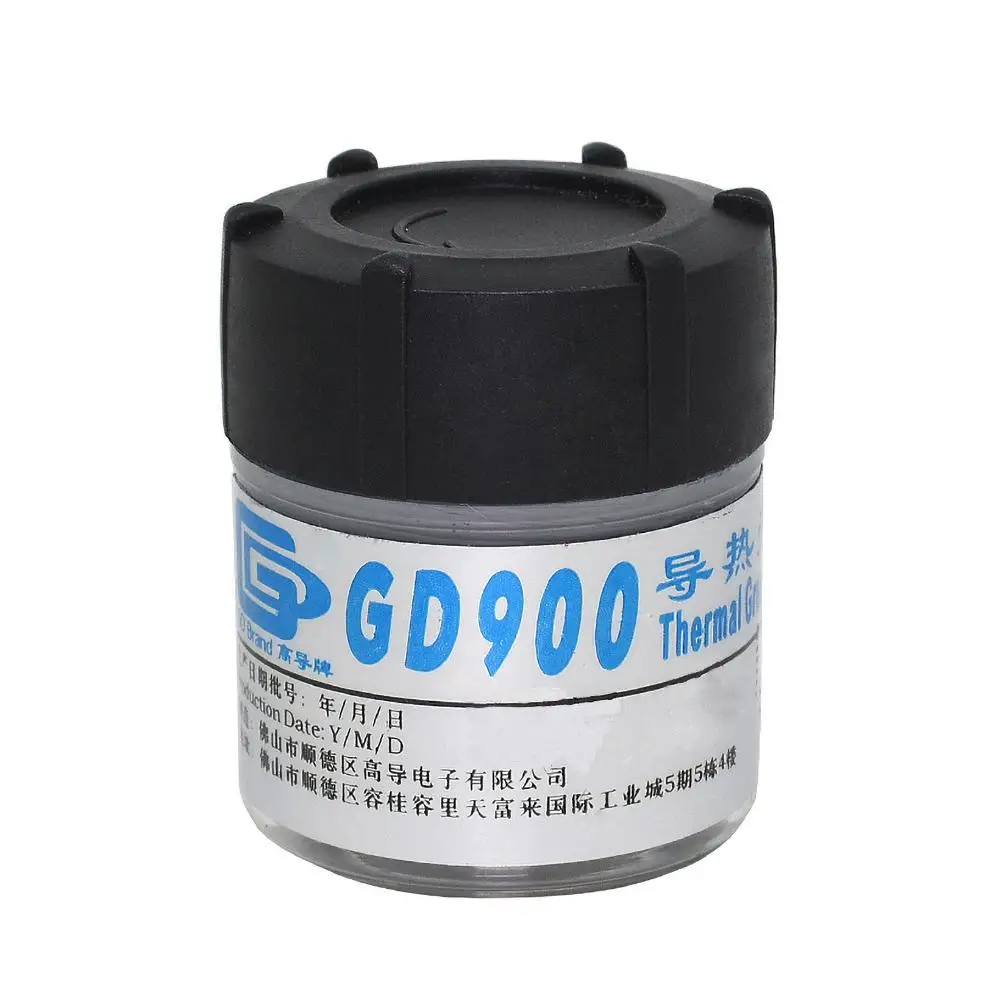30g Thermal Paste Gd900 Thermal Grease Heatsink Plaster Thermal Paste For Cpu Liquid Metal Water Cooling Cooler
30g Thermal Paste Gd900 Thermal Grease Heatsink Plaster Thermal Paste For Cpu Liquid Metal Water Cooling Cooler