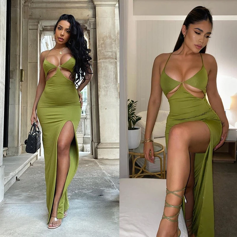 SKMY 2024 Summer New Women Clothing Sexy Hollow Out Spaghetti Strap Dress V-Neck Slim Fit Wrap Hip Long Dresses Evening Party
SKMY 2024 Summer New Women Clothing Sexy Hollow Out Spaghetti Strap Dress V-Neck Slim Fit Wrap Hip Long Dresses Evening Party