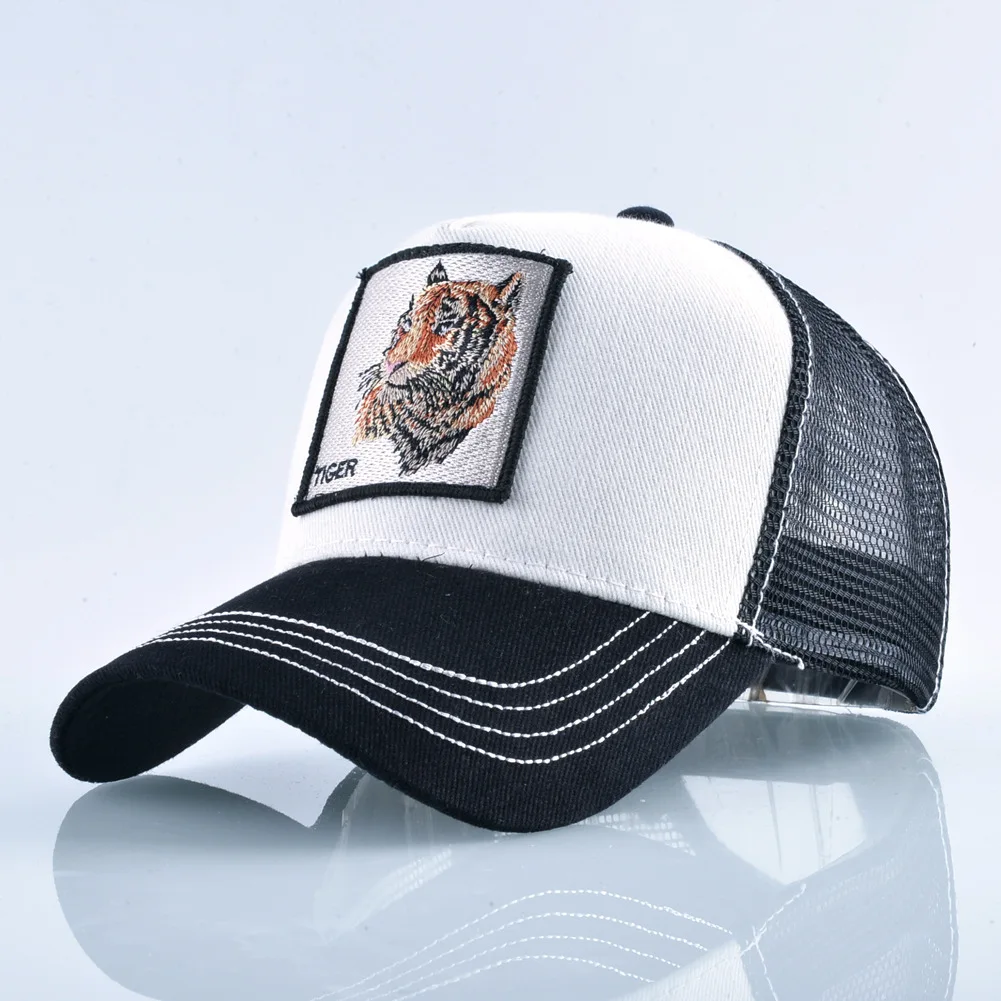summer sun visor hat Breathable mesh baseball cap animal tiger embroidery snapback hip hop caps women men outdoor streetwear
summer sun visor hat Breathable mesh baseball cap animal tiger embroidery snapback hip hop caps women men outdoor streetwear