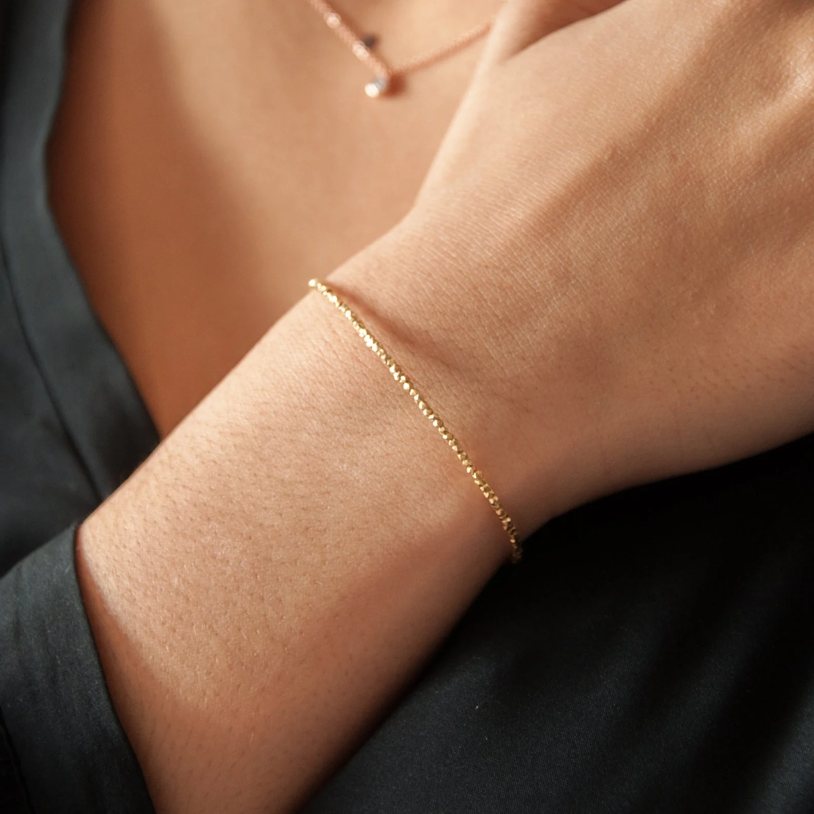 Essential Beaded Tennis Bracelet, Beaded Bracelet in Rose Gold, Pure Silver or Gold Vermeil, minimalist bracelet
Essential Beaded Tennis Bracelet, Beaded Bracelet in Rose Gold, Pure Silver or Gold Vermeil, minimalist bracelet