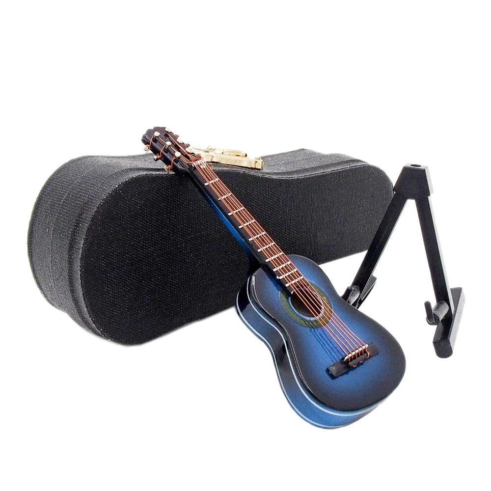Odoria 1:12 Miniature Guitar with Stand & Case Wooden Unplayable Musical Instrument Model Set Dollhouse Accessories Decor Gift
Odoria 1:12 Miniature Guitar with Stand & Case Wooden Unplayable Musical Instrument Model Set Dollhouse Accessories Decor Gift