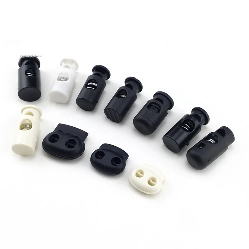 20 pcs Black Hole Plastic Stopper Cord Lock Bean Toggle Clip DIY Apparel Paracord Elastic Button Lanyard Rope Accessories
20 pcs Black Hole Plastic Stopper Cord Lock Bean Toggle Clip DIY Apparel Paracord Elastic Button Lanyard Rope Accessories