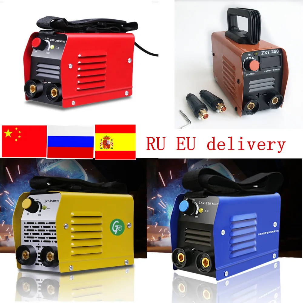 RU EU delivery 20-250A Inverter Arc Electric Welding Machine IGBT MMA ARC ZX7-250 Welder
RU EU delivery 20-250A Inverter Arc Electric Welding Machine IGBT MMA ARC ZX7-250 Welder