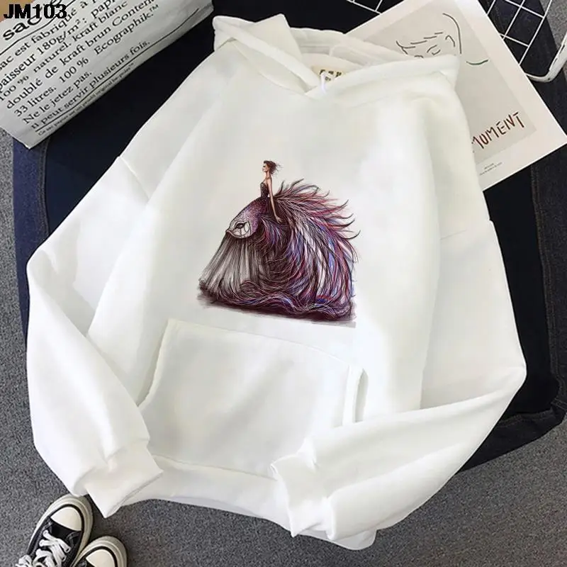Fall Winter Casual Female Clothing Long Sleeve Top Pullover Harajuku Gothic Women Hoodie Fashion Model Printed Ladies Sweatshirt
Fall Winter Casual Female Clothing Long Sleeve Top Pullover Harajuku Gothic Women Hoodie Fashion Model Printed Ladies Sweatshirt