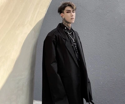 Dark Asceticism Department of advanced simple suit dress men's ins fur-trimmed cuffs large casual suit jacket
Dark Asceticism Department of advanced simple suit dress men's ins fur-trimmed cuffs large casual suit jacket