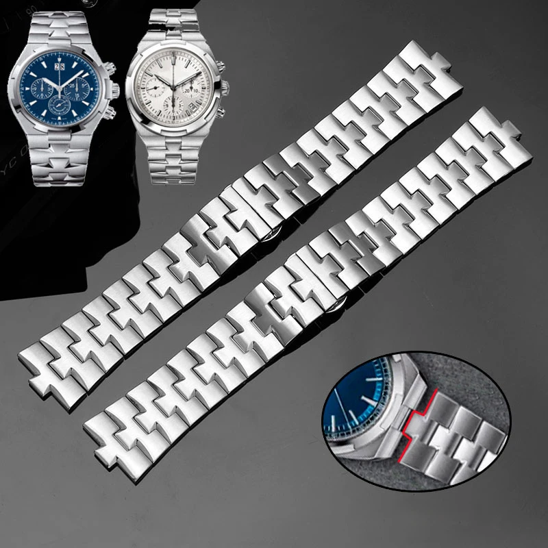 Fine steel watchband 24 * 7mm for VC vertical and horizontal four seas convex steel bracelet butterfly buckle men's wristband
Fine steel watchband 24 * 7mm for VC vertical and horizontal four seas convex steel bracelet butterfly buckle men's wristband