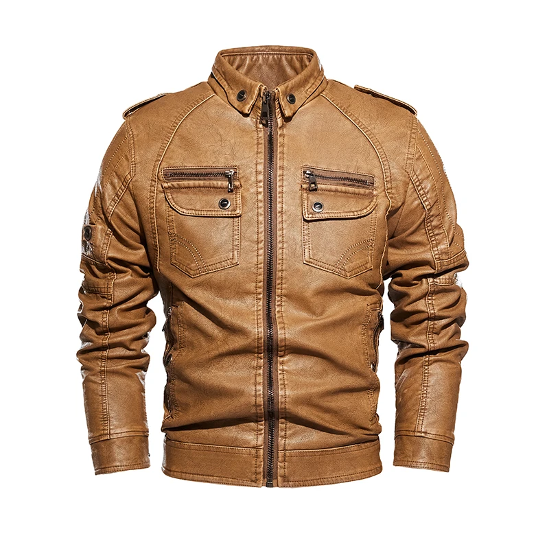Leather Jacket Coats Men Turn Down Collar Motorcycle Men's Bomber Jackets Faux Casual Male Pilot Pu Leahter Coat Cargo Flight
Leather Jacket Coats Men Turn Down Collar Motorcycle Men's Bomber Jackets Faux Casual Male Pilot Pu Leahter Coat Cargo Flight