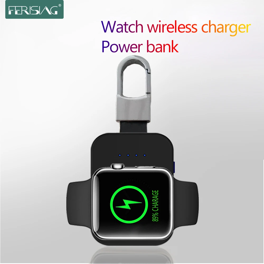 FERISING Mini Portable Wireless Charger Power bank for IWatch 5 4 Charging Powerbank Charger for Apple Watch Series 5 4 3 2 1
FERISING Mini Portable Wireless Charger Power bank for IWatch 5 4 Charging Powerbank Charger for Apple Watch Series 5 4 3 2 1
