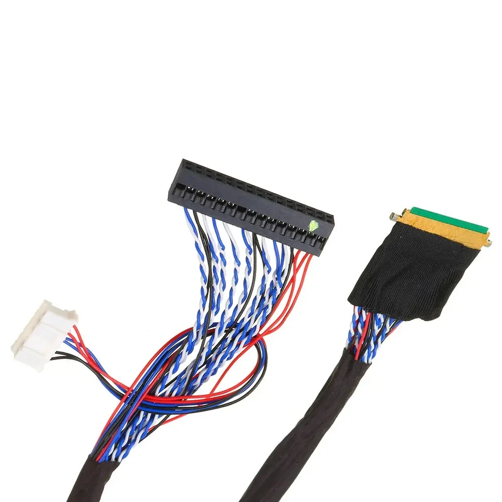 30cm/50cm Universal 2CH 6-bit 40P LVDS Screen Universal LCD Driver Board Cable 0.5mm Pin Pitch for LCD DIY Modified display
30cm/50cm Universal 2CH 6-bit 40P LVDS Screen Universal LCD Driver Board Cable 0.5mm Pin Pitch for LCD DIY Modified display