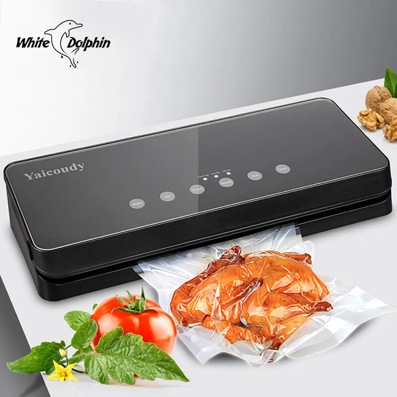 White Dolphin Best Portable Food Vacuum Sealer with Free Bags 10pcs Sealing Machine Packaging Machine
White Dolphin Best Portable Food Vacuum Sealer with Free Bags 10pcs Sealing Machine Packaging Machine