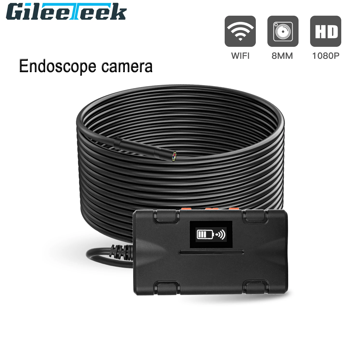 Эндоскоп F270 с камерой 8 мм, Бороскоп с Wi-Fi, HD1080P, IP68, водонепроницаемый, с 8 регулируемыми светодиодными индикаторами яркости
Эндоскоп F270 с камерой 8 мм, Бороскоп с Wi-Fi, HD1080P, IP68, водонепроницаемый, с 8 регулируемыми светодиодными индикаторами яркости