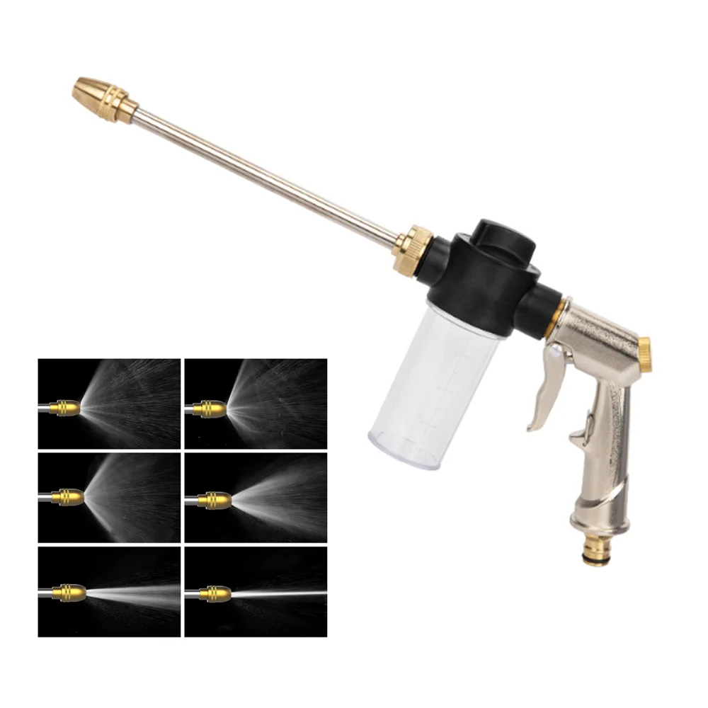 1PCS Portable High-Pressure Water Gun For Cleaning Car Wash Machine Garden Yard Watering Hose Nozzle Sprinkler Foam Water Gun 
1PCS Portable High-Pressure Water Gun For Cleaning Car Wash Machine Garden Yard Watering Hose Nozzle Sprinkler Foam Water Gun