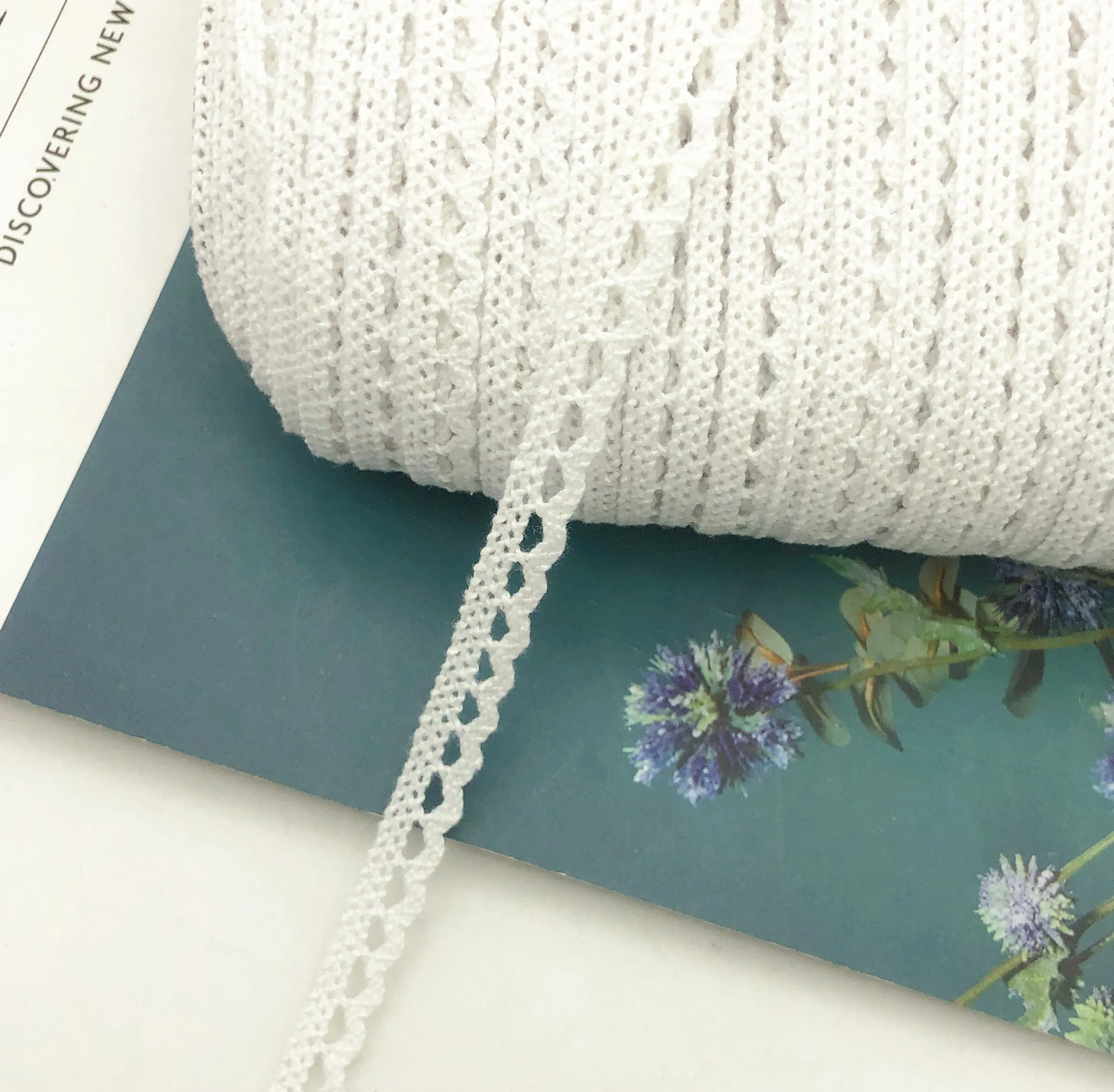Beige & White Cotton Lace Wholesale 500yards Crochet Ribbon 7mm Width Lace Trim Edging for Wedding
Beige & White Cotton Lace Wholesale 500yards Crochet Ribbon 7mm Width Lace Trim Edging for Wedding