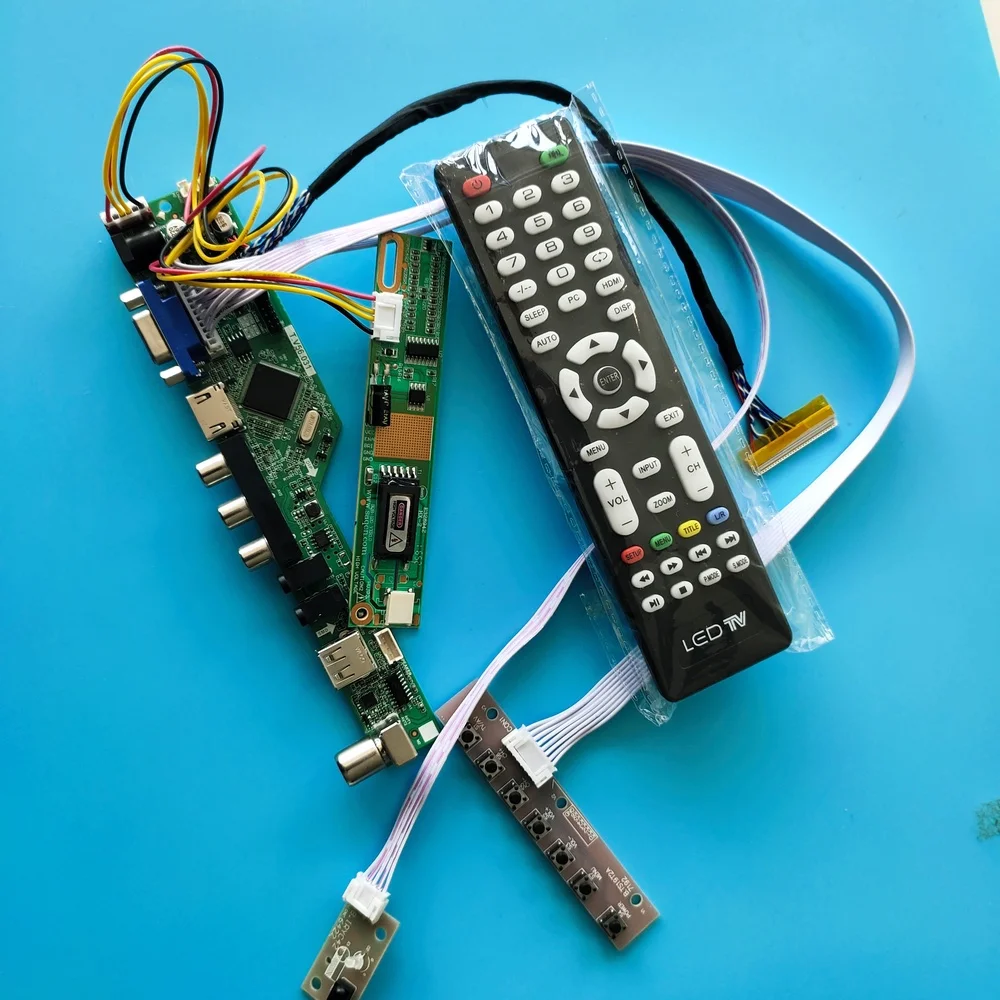 Kit For B154EW08 V1/V0 1280x800 Controller Board USB Remote LED Display HDMI-compatible LCD AV VGA Monitor TV LVDS Audio 15.4"
Kit For B154EW08 V1/V0 1280x800 Controller Board USB Remote LED Display HDMI-compatible LCD AV VGA Monitor TV LVDS Audio 15.4"