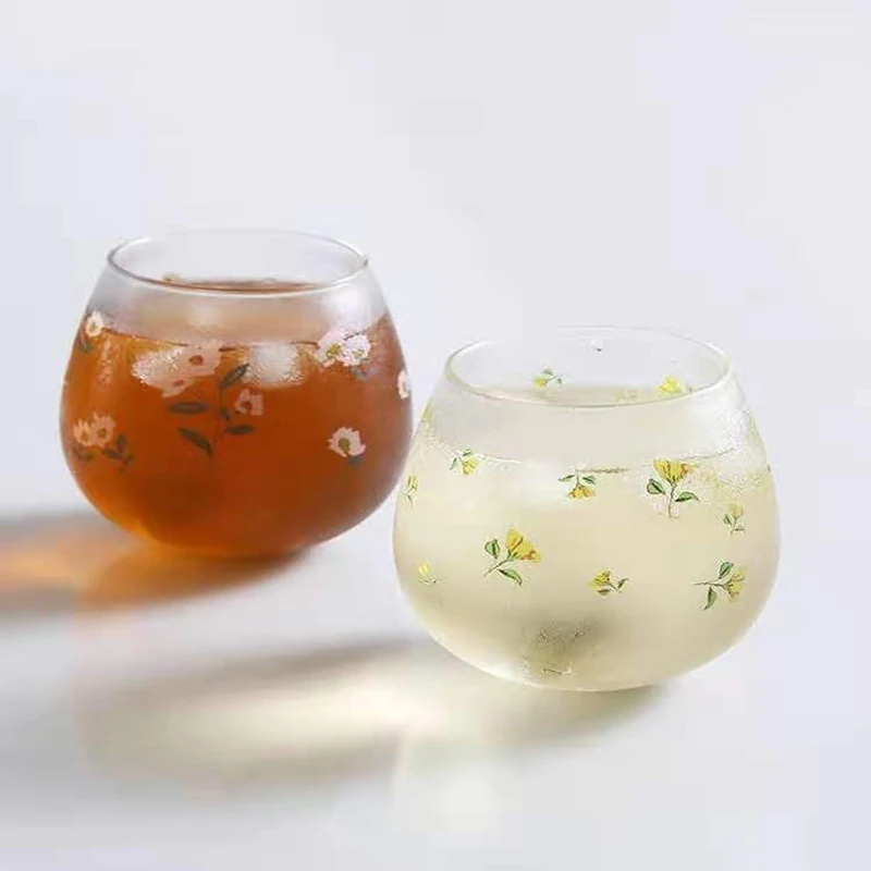 Household Creative Borosilicon Tumbler Small Broken Flower Glass Girls Simple Elegant Milk Coffee Cups Ins Casual Good-looking
Household Creative Borosilicon Tumbler Small Broken Flower Glass Girls Simple Elegant Milk Coffee Cups Ins Casual Good-looking