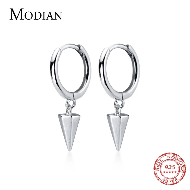 Modian 2021 New Conical Hoop Earring for Women Fashion Real 925 Sterling Silver 3 Color Geometric Earring Fine Jewelry Brincos
Modian 2021 New Conical Hoop Earring for Women Fashion Real 925 Sterling Silver 3 Color Geometric Earring Fine Jewelry Brincos