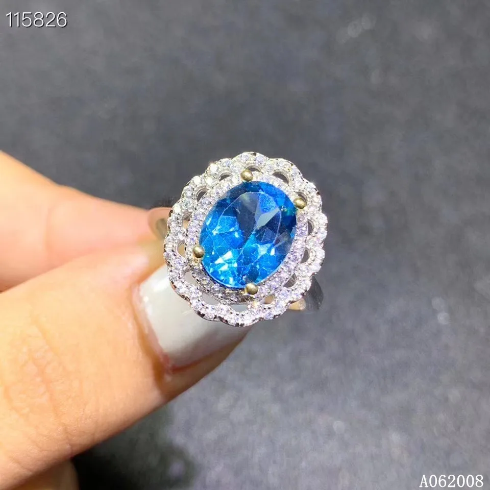 KJJEAXCMY fine jewelry 925 sterling silver inlaid natural blue topaz vintage new female gemstone ring Girl Party Birthday Gift
KJJEAXCMY fine jewelry 925 sterling silver inlaid natural blue topaz vintage new female gemstone ring Girl Party Birthday Gift
