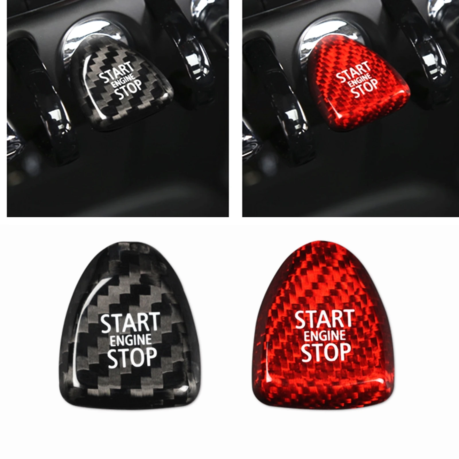 Real Carbon Fiber Car Interior Ignition Engine Start Stop Switch Button Cover Trim Sticker For Mini Cooper F54 F55 F56 F57 F60
Real Carbon Fiber Car Interior Ignition Engine Start Stop Switch Button Cover Trim Sticker For Mini Cooper F54 F55 F56 F57 F60
