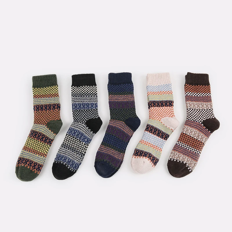 Casual Mens Soft Thick Warm Socks Rabbit Wool Blends Warm Winter Socks Men Retro Style Colorful Mans Sock Breathable Sokken
Casual Mens Soft Thick Warm Socks Rabbit Wool Blends Warm Winter Socks Men Retro Style Colorful Mans Sock Breathable Sokken