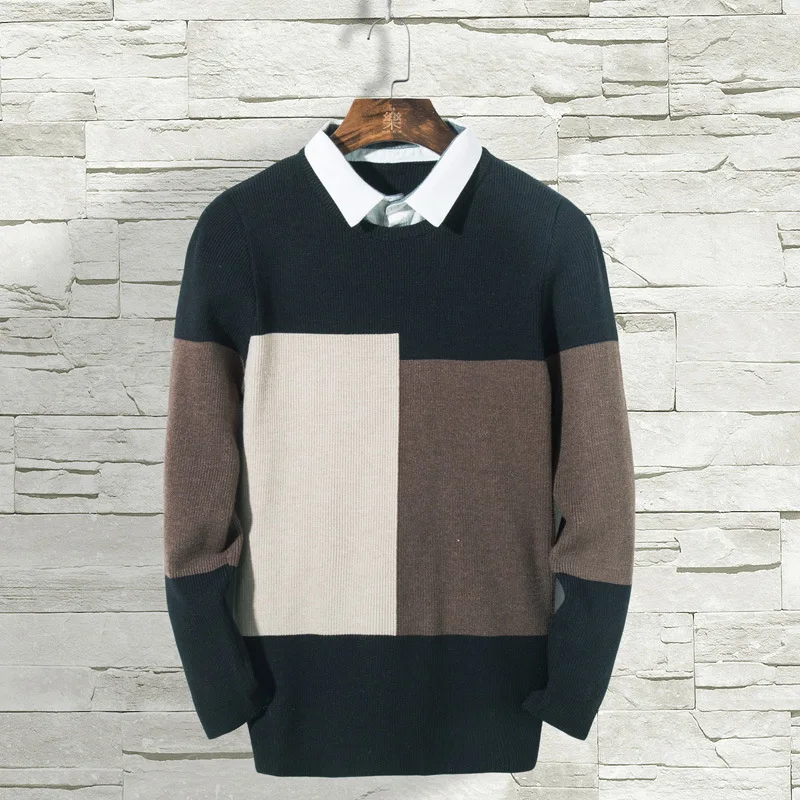 MRMT 2024 Brand Autumn Winter New Men's Sweaters Fashion Fake Two Knitted Sweaters Pullover for Male Youth Leisure Sweaters
MRMT 2024 Brand Autumn Winter New Men's Sweaters Fashion Fake Two Knitted Sweaters Pullover for Male Youth Leisure Sweaters