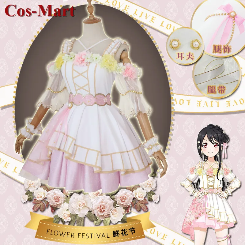 Костюм для косплея Cos-Mart Anime Lovelive Yazawa Nico: Платье для Фестиваля цветов, одежда для ролевых игр, Хэллоуин
Костюм для косплея Cos-Mart Anime Lovelive Yazawa Nico: Платье для Фестиваля цветов, одежда для ролевых игр, Хэллоуин