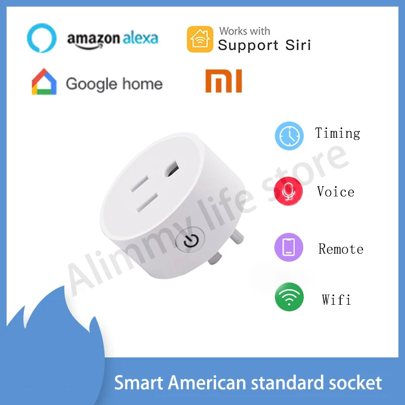 Tuya Smart Plug WiFi/Alexa Voice Control, Dohome Mobile Remote HomeKit Smart Home
Tuya Smart Plug WiFi/Alexa Voice Control, Dohome Mobile Remote HomeKit Smart Home