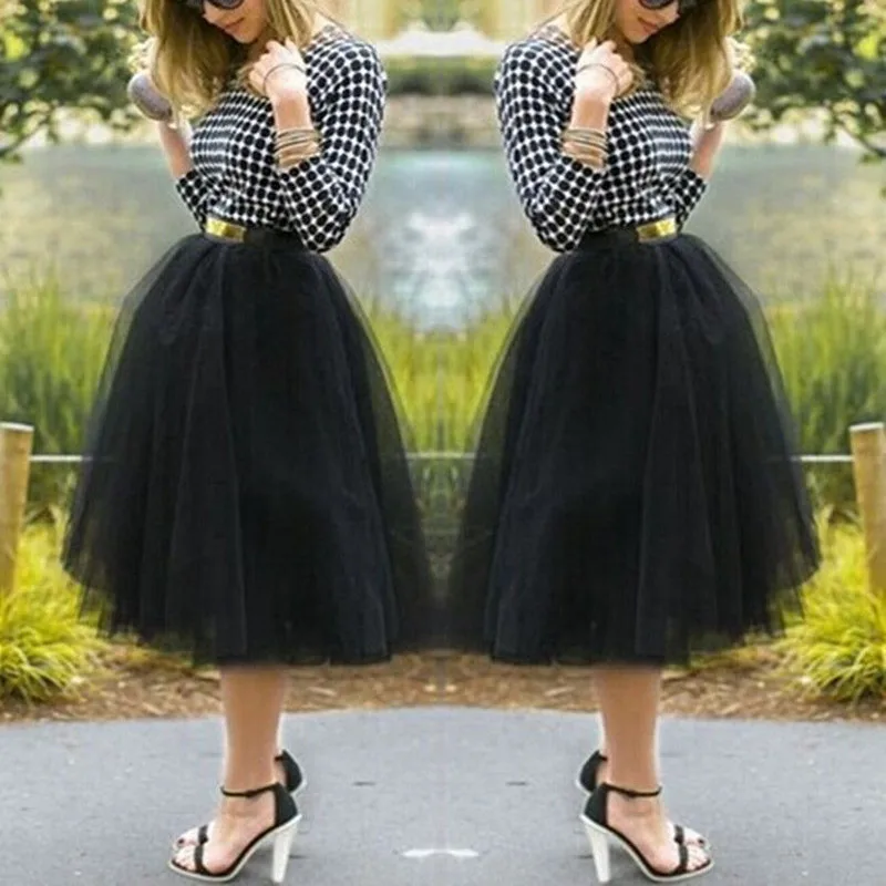 Under Rockabilly Petticoat Tutu Tulle Skirts Women Knee Length High Waist Lace Ball Gown Mini Skirt
Under Rockabilly Petticoat Tutu Tulle Skirts Women Knee Length High Waist Lace Ball Gown Mini Skirt