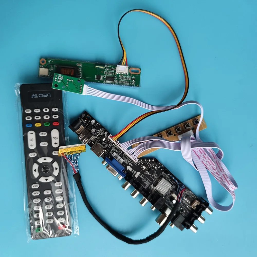 For LTD154EX0V 1280X800 TV Driver Board Digital Signal controller board lamps DVB-T2 DVB-T DVB-C LCD panel screen
For LTD154EX0V 1280X800 TV Driver Board Digital Signal controller board lamps DVB-T2 DVB-T DVB-C LCD panel screen
