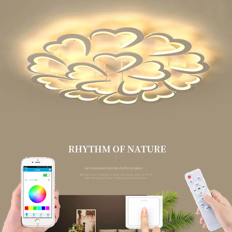 Modern living room pendant lamp indoor dimming lamp LED ceiling light bedroom lamp Kitchen ceiling pendant lamp remote control
Modern living room pendant lamp indoor dimming lamp LED ceiling light bedroom lamp Kitchen ceiling pendant lamp remote control