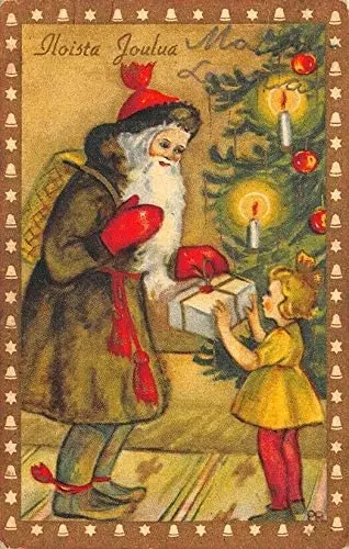 Christmas Tree with Candles and Girl Wearing Christmas Costume Fireplace Socks Iron Painting Metal Plate Retro Kitchen Bedroom
Christmas Tree with Candles and Girl Wearing Christmas Costume Fireplace Socks Iron Painting Metal Plate Retro Kitchen Bedroom