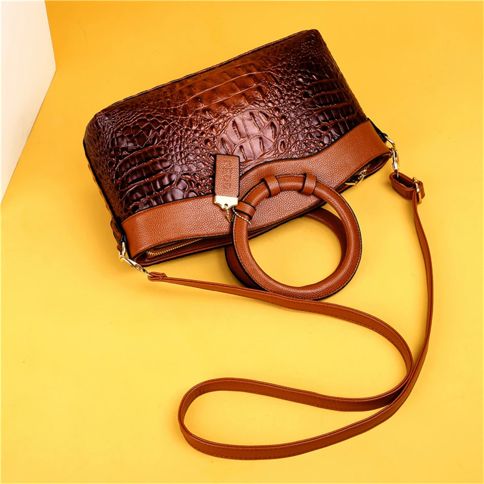 Designer Elegant Crossbody Bags for Women High Quality Leather Ladies Tote Classic Alligator Luxury Handbags Women Bags
Designer Elegant Crossbody Bags for Women High Quality Leather Ladies Tote Classic Alligator Luxury Handbags Women Bags