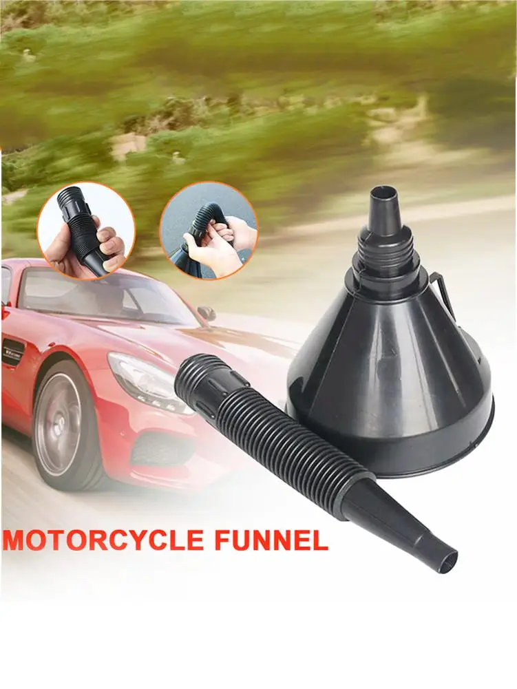 Multi-fFunctional Plastic Funnel Oil Funnel With Flexible Extension Nozzle For Cars And Motorcycles, Engine Oil, Liquid, Diesel
Multi-fFunctional Plastic Funnel Oil Funnel With Flexible Extension Nozzle For Cars And Motorcycles, Engine Oil, Liquid, Diesel
