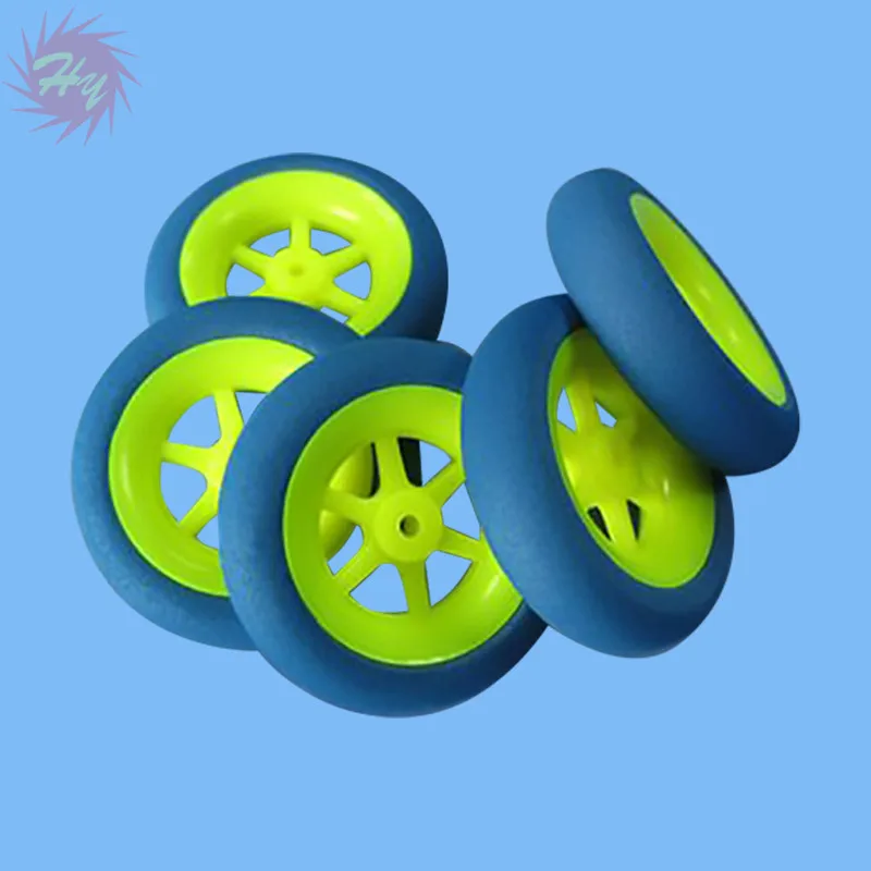 10 Pcs Super Light 6-Spoke Wheels (Sponge Tire) Color Yellow&Blue For RC Airplane Replacement Toys Plane Accessory D30-46mm
10 Pcs Super Light 6-Spoke Wheels (Sponge Tire) Color Yellow&Blue For RC Airplane Replacement Toys Plane Accessory D30-46mm
