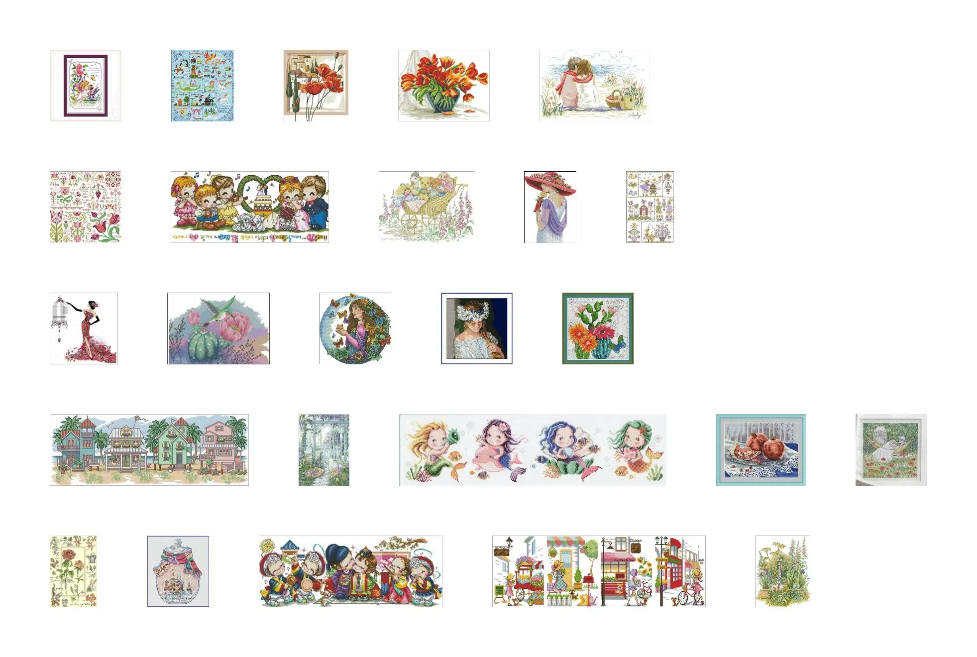 Counted Cross Stitch Kits for DIY, Embroidery Needlework Sets, Cross Stitch, Cutie, 11CT, 14CT, 18CT
Counted Cross Stitch Kits for DIY, Embroidery Needlework Sets, Cross Stitch, Cutie, 11CT, 14CT, 18CT