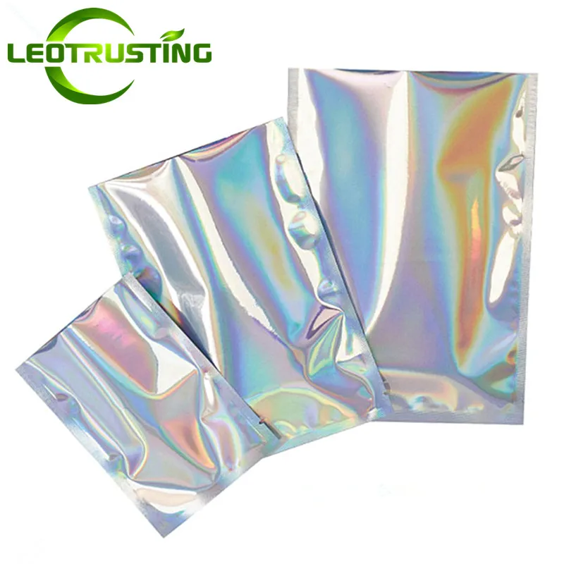 100PCS Laser Aluminum Foil Open Top Bag Heat Sealing Vacuum Food Meat Dried Fruits Powder Beaf Coffee Salt Tea Storage Pouches
100PCS Laser Aluminum Foil Open Top Bag Heat Sealing Vacuum Food Meat Dried Fruits Powder Beaf Coffee Salt Tea Storage Pouches